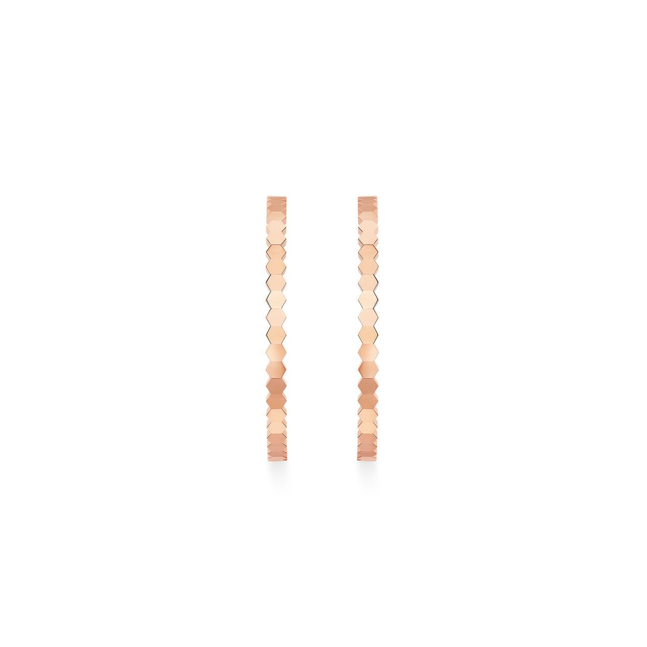 Chaumet Bee My Love Large Rose Gold Hoop Earrings image number 0